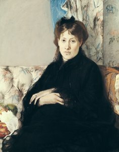 Portrett av Madame Edma Pontillon (1839-1921) 1871 (pastell på papir)